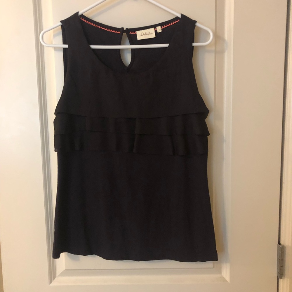 Key-hole back tank